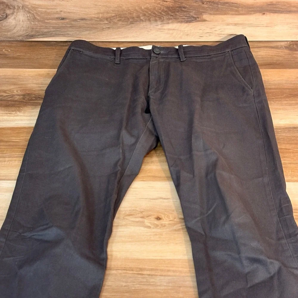 J Crew‎ 484 Slim Stretch Chinos Pants Men W31 L32 Gray Cotton Blend